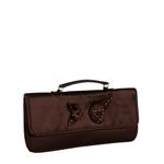 Clutch-Prada-Seda-Marrom