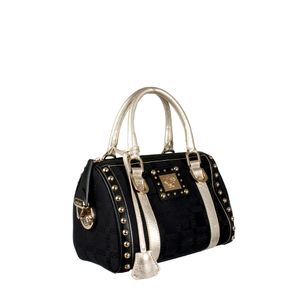 Bolsa Tote Versace Lona Preta