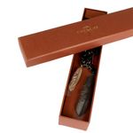 Chaveiro-Coach-Metal-Penas-Estanho