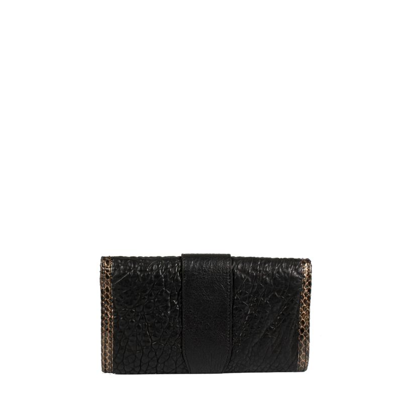 Carteira-Jimmy-Choo-Python-Preta