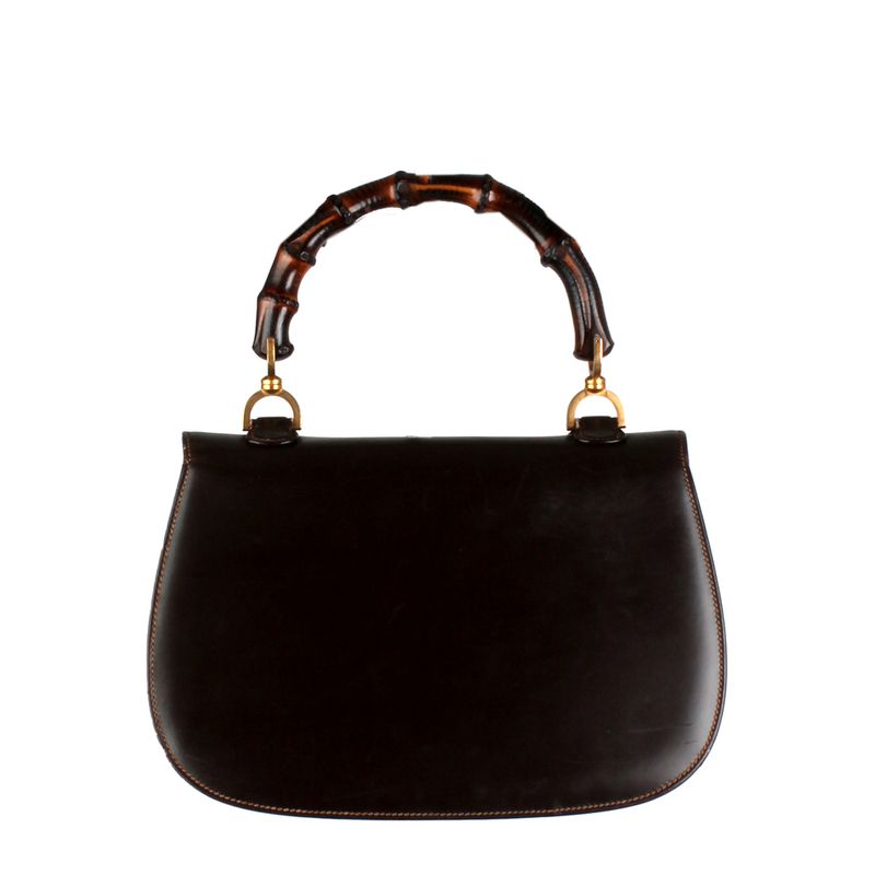 Bolsa-Tote-Gucci-Couro-Alca-Bambu-Marrom-U