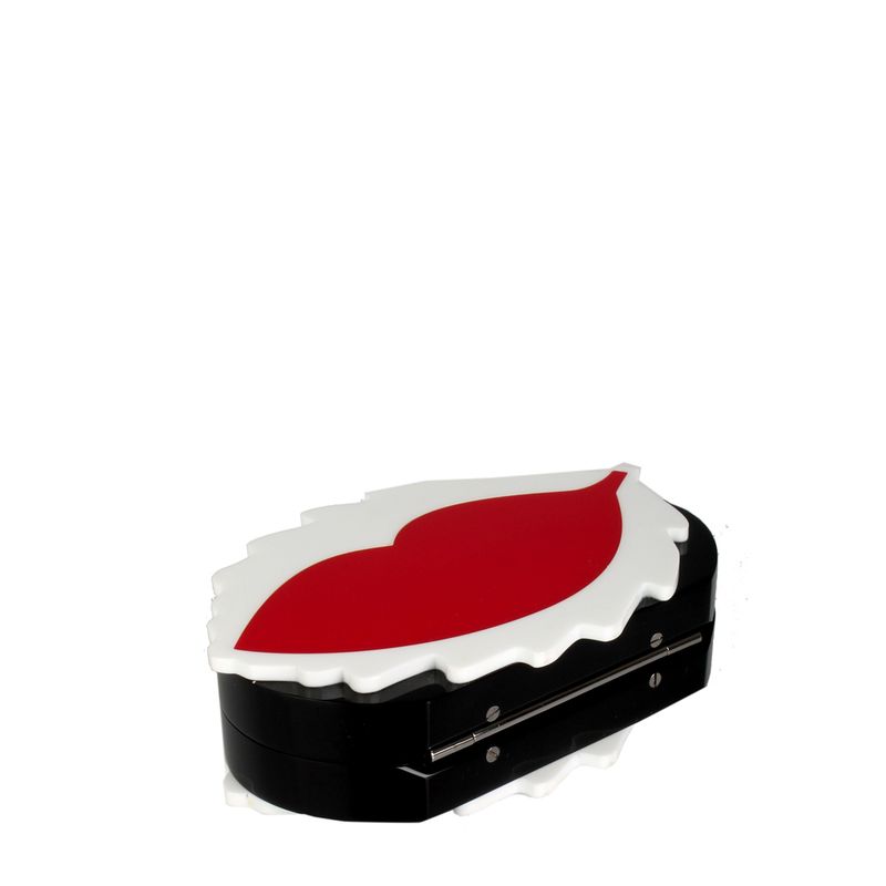 Clutch-Red-Valentino-Acrilico-Preta