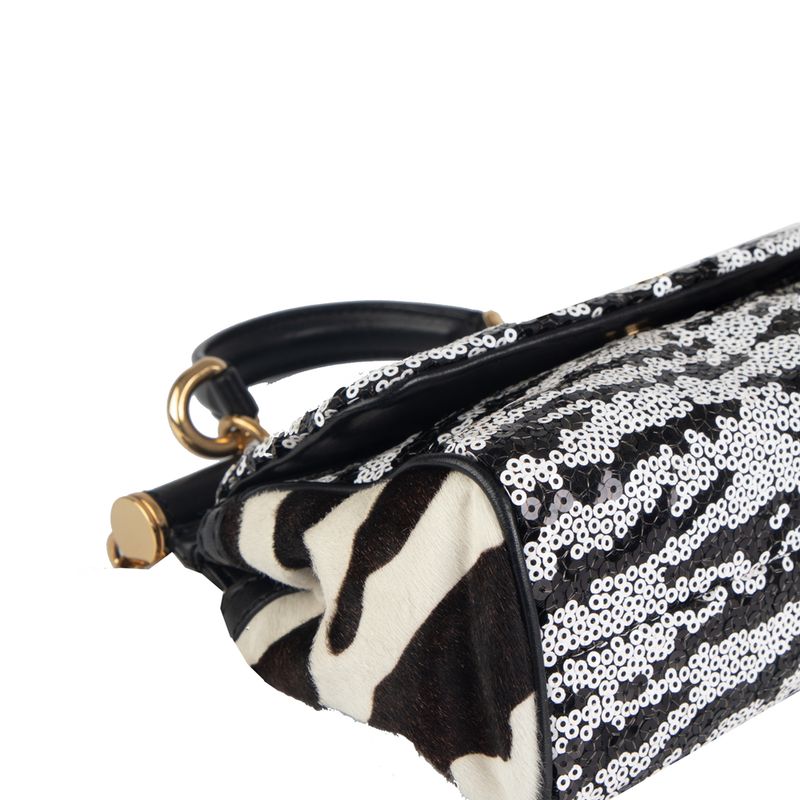 Bolsa-Tiracolo-Dolce---Gabbana-Paetes-Preto