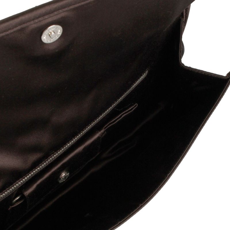 Clutch-Prada-Seda-Marrom