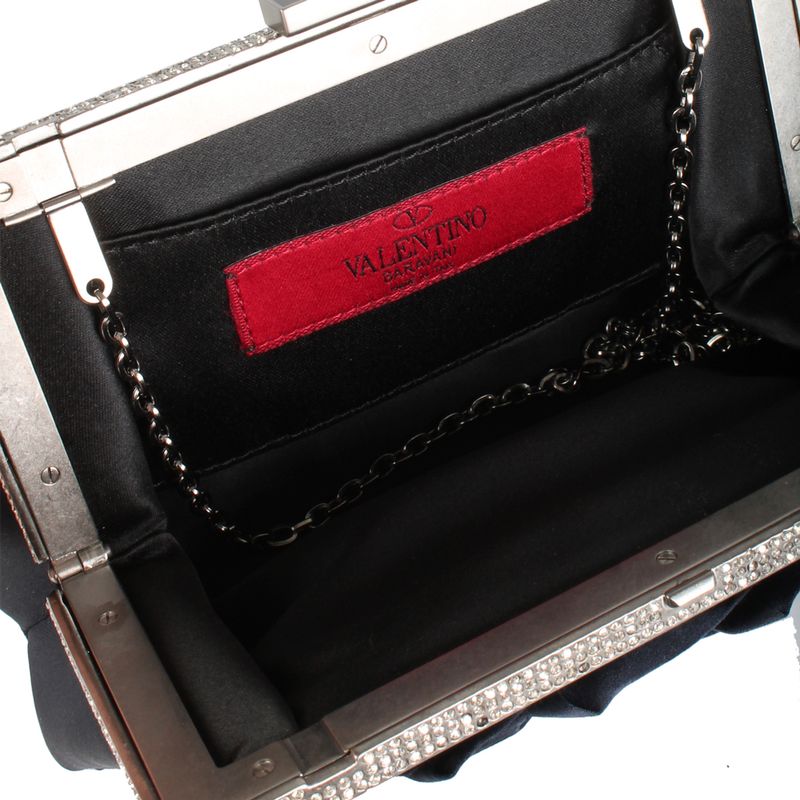 Clutch-Valentino-Seda-Azul