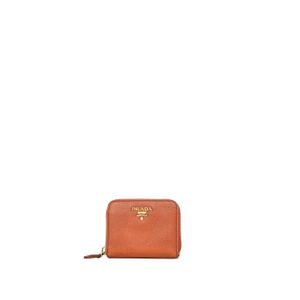 Carteira Prada Saffiano Laranja