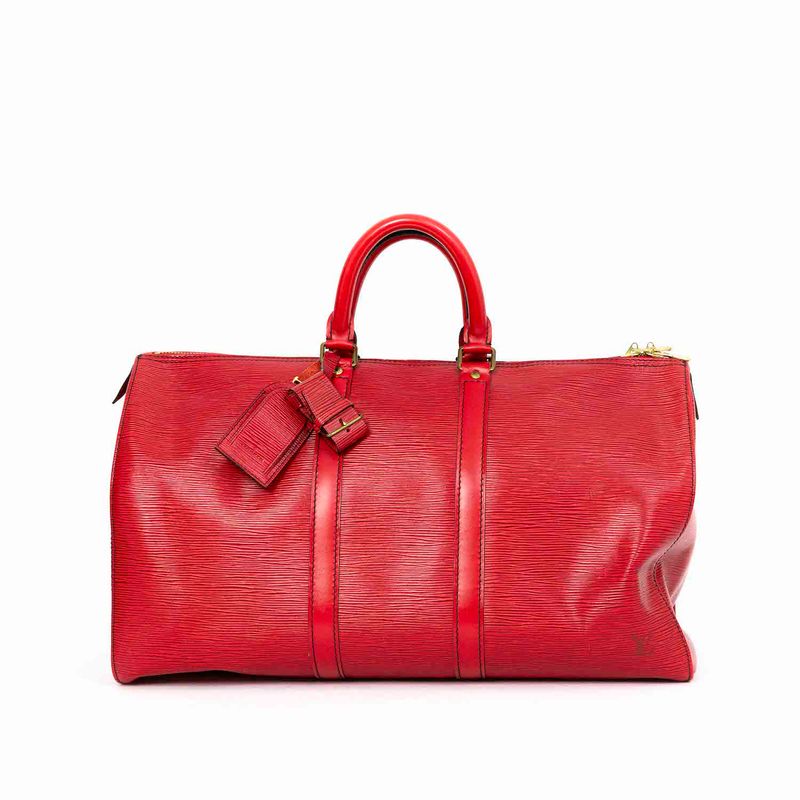 Bolsa-Louis-Vuitton-Bau-Epi-Vermelha