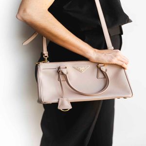 Bolsa Prada Galleria Saffiano Nude Mini