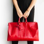 Bolsa-Louis-Vuitton-Bau-Epi-Vermelha