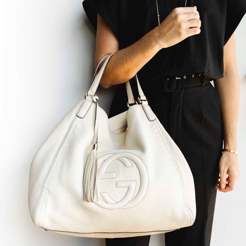 Bolsa-Gucci-Soho-Shoulder-Couro-Branco