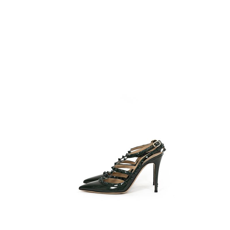Scarpin-Valentino-Rockstud-Verde-Musgo