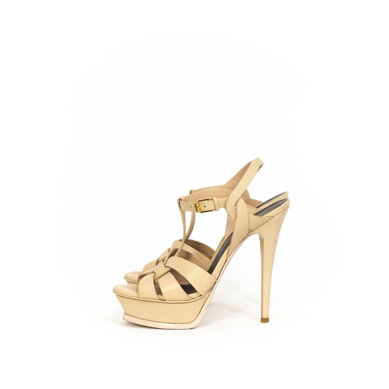 Sandalia-Saint-Laurent-Tribute-Bege