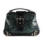 Bolsa-Tote-Giuseppe-Zanotti-Pyton-Verde-e-Preta