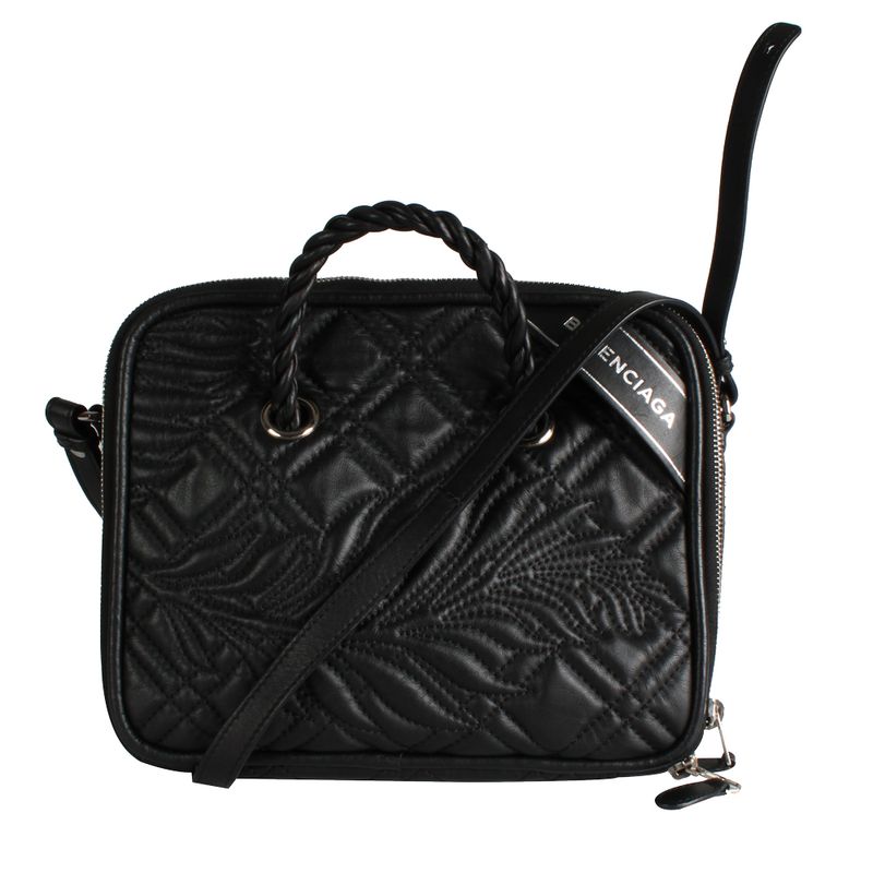 Bolsa-Tiracolo-Balenciaga-Couro-Preta