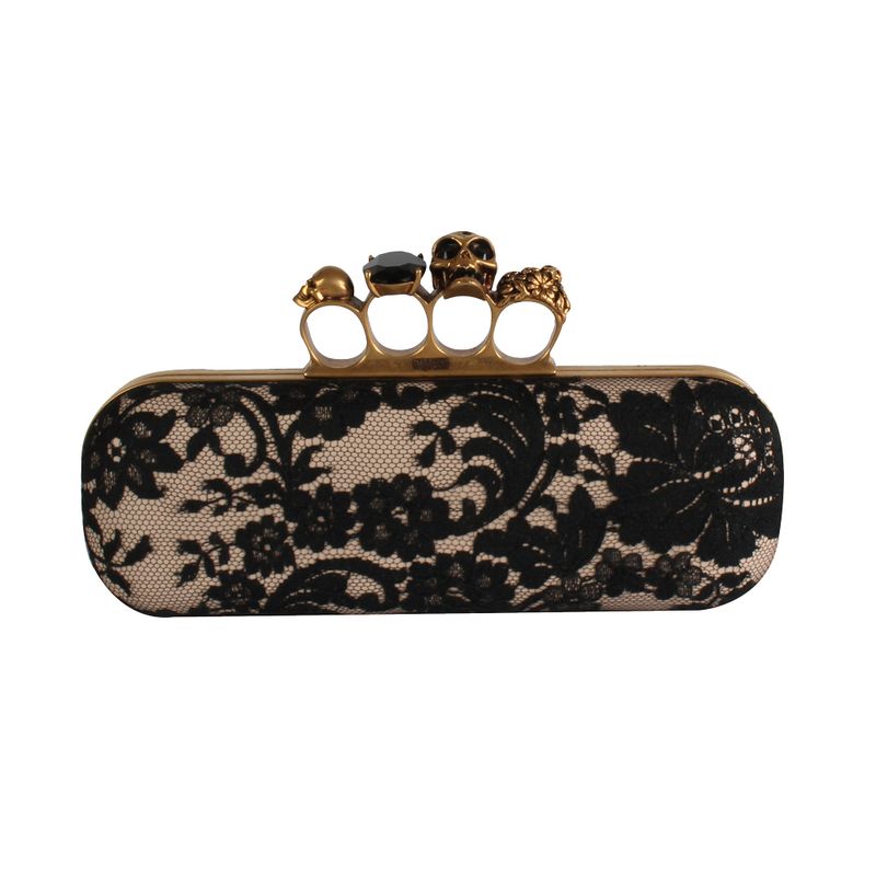 Clutch-A.-Mc-Queen-Renda-Preto-e-Creme