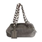 Bolsa-Chanel-Reptil-Cinza