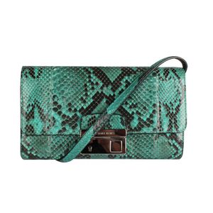 Bolsa Tiracolo Michael Kors de Piton Verde e Preto