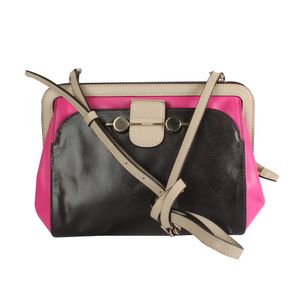 Bolsa Tote Jason Wu de Couro Rosa e Preta