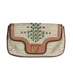 Bolsa-Clutch-Marc-Jacobs-de-Couro-Creme-e-Verde
