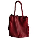 Bolsa-Bottega-Veneta-de-Couro-Cereja