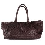 Bolsa-Tote-Bottega-Veneta-de-Couro-Roxa