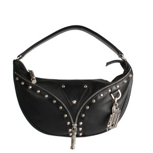 Bolsa Tote Versace de Couro Preta