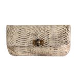 Clutch-Lanvin-Pyton-Dourado