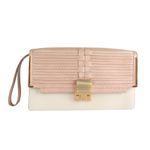 Clutch-Lanvin-Couro-Tresse-Rosa-e-Nude