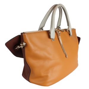 Bolsa Tote Chloe Couro Marrom