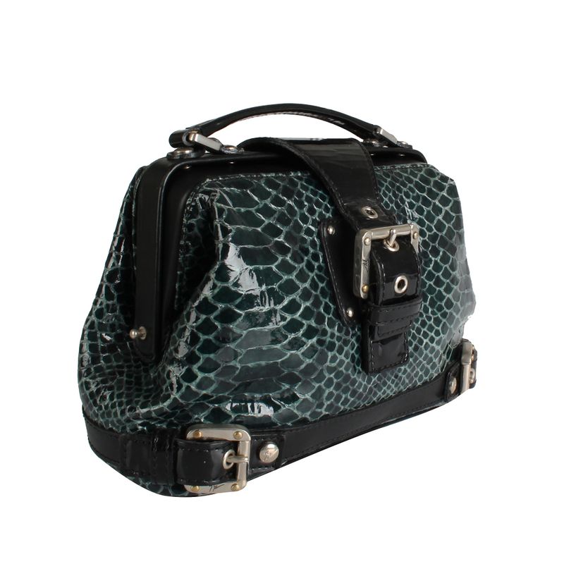 Bolsa-Tote-Giuseppe-Zanotti-Pyton-Verde-e-Preta