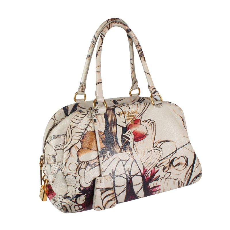 Bolsa-Tote-Prada-de-Couro-Estampada
