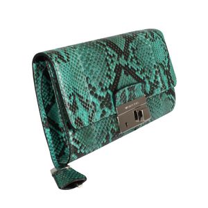 Bolsa Tiracolo Michael Kors de Piton Verde e Preto