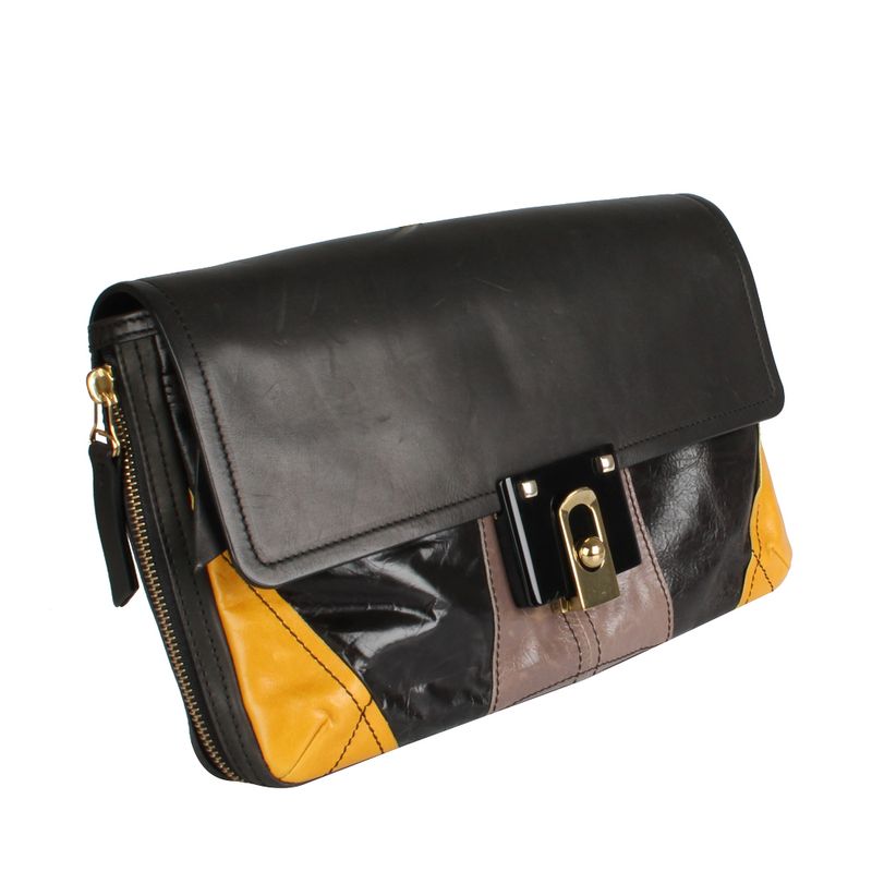 Bolsa-Tote-Lanvin-de-Couro-Preto