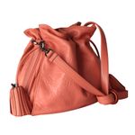Bolsa-Bucket-Loewe-de-Couro-Pessego