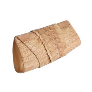 Clutch Glorinha Paranagua de Croco Nude