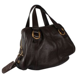 Bolsa Tote Bvlgari Couro Marrom U