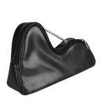 Bolsa-Clutch-Gilson-Martins-de-Couro-Preta