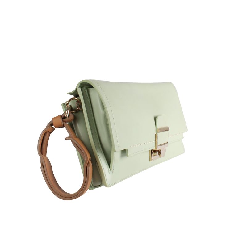 Clutch-Lanvin-Couro-Pulseira-Verde
