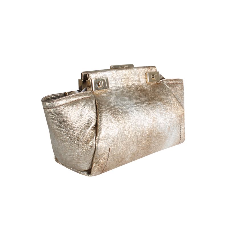 Bolsa-Tiracolo-Lanvin-Couro-Prata-e-Ouro