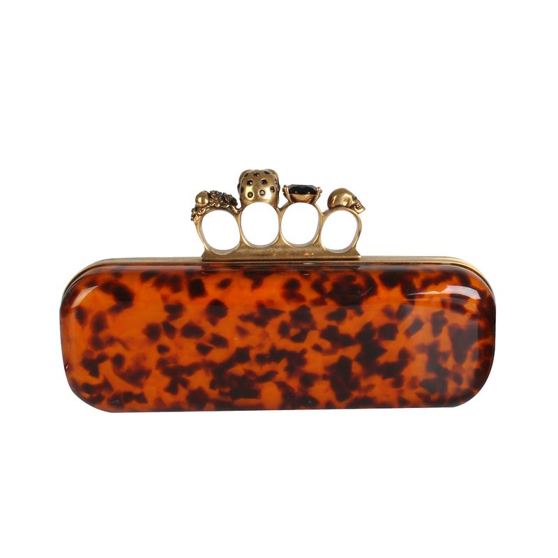 Clutch-A.-Mc-Queen-Acrilico-Marrom