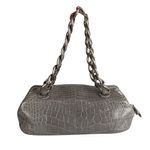 Bolsa-Chanel-Reptil-Cinza