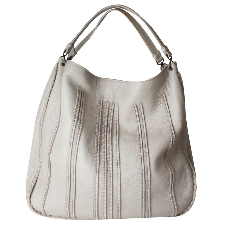 Bolsa-Bottega-Veneta-de-Couro-Off-White