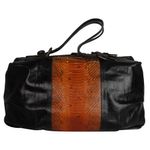 Bolsa-Tote-Dries-Van-Noten-de-Couro-Pyton-3-Preta