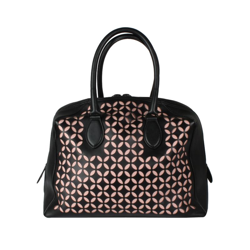 Bolsa-Tote-Alaia-de-Couro-Preta