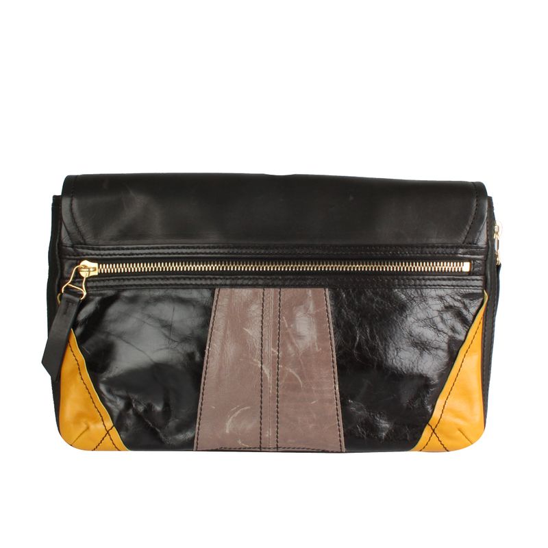 Bolsa-Tote-Lanvin-de-Couro-Preto