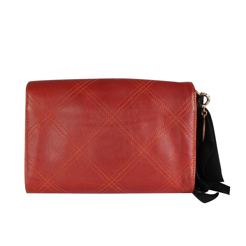 Bolsa-Tiracolo-Lanvin-de-Couro-Marrom