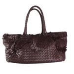 Bolsa-Tote-Bottega-Veneta-de-Couro-Roxa