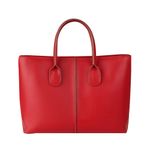 Bolsa-Tote-Tods-de-Couro-Vermelha