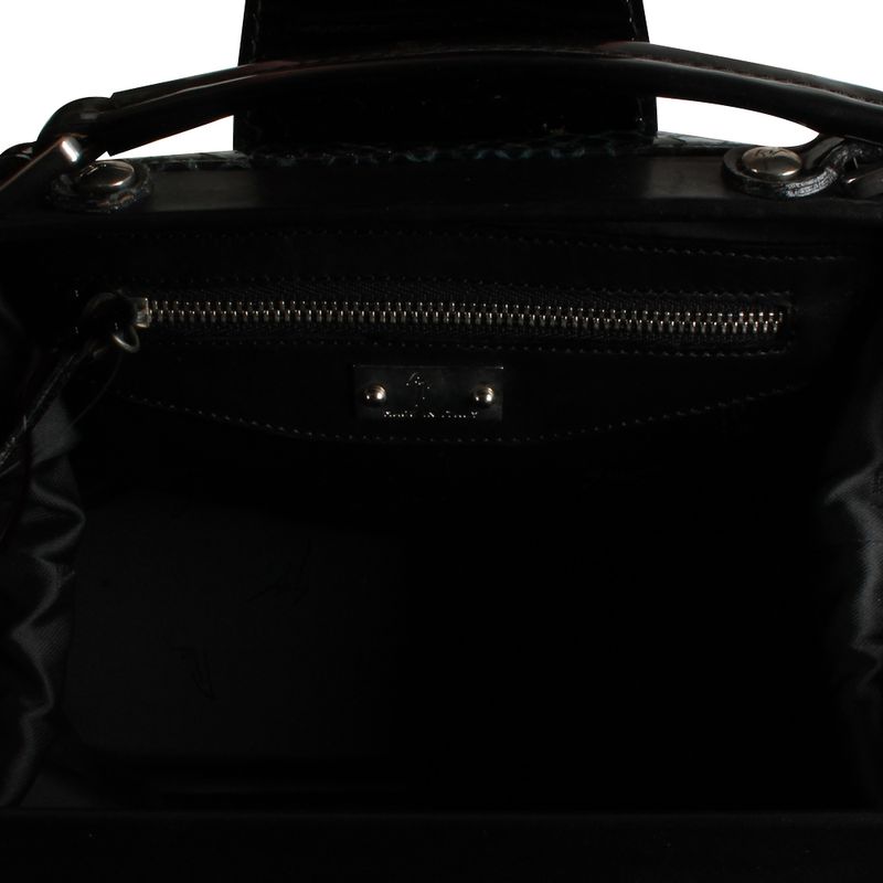 Bolsa-Tote-Giuseppe-Zanotti-Pyton-Verde-e-Preta