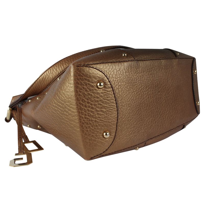 Bolsa-Dolce-Gabbana-de-Couro-Dourada